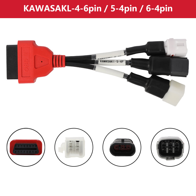 FXTUL KAWASAKL-4- 6pin/5-4pin/ 6-4pin M3-A/M4-EU/M4-Asia/M7 Motorcycle Diagnostic Tool