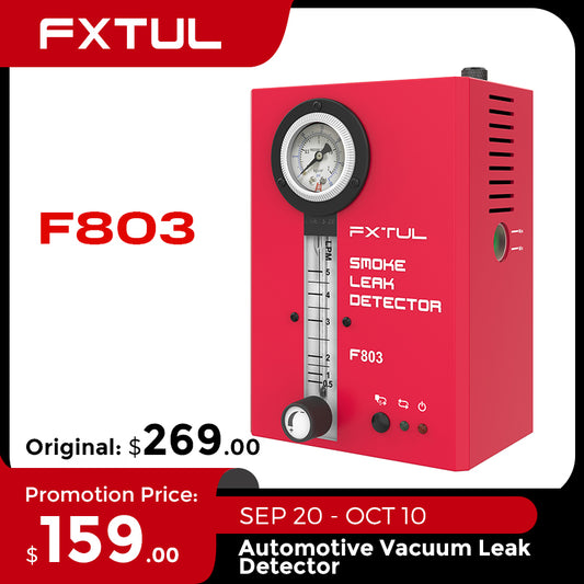 FXTUL Smoke Machine EVAP Leak Vacuum Diagnostics Smoke Detector for All Vehicles | Economy Repair | Dual Mode
