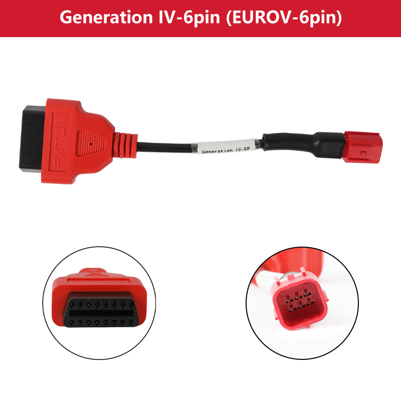 FXTUL Generation IV- 6pin (EUROV-6pin) M3/M4/M7 Motorcycle Diagnostic Tool