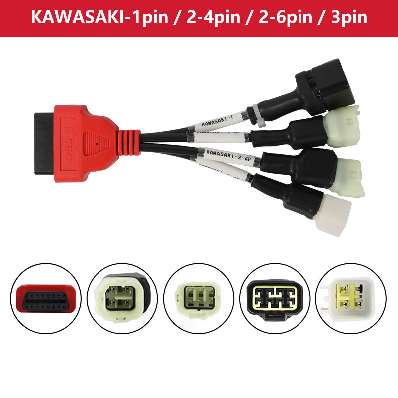 FXTUL KAWASAKL-4- 6pin/5-4pin/ 6-4pin M3-A/M4-EU/M4-Asia/M7 Motorcycle Diagnostic Tool
