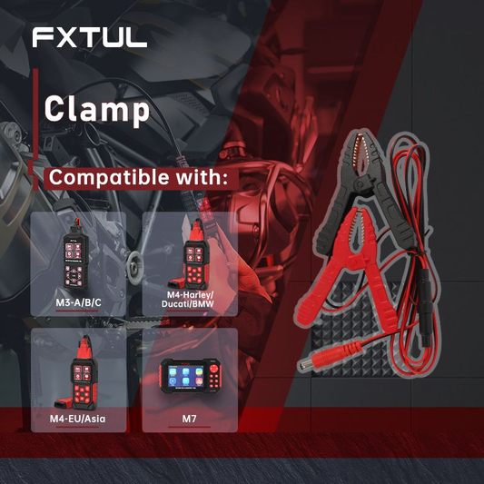 FXTUL 5.9ft 12V 3A Alligator Crocodile Clip Alligator Clip for Pump Motorcycle Car Battery Power Cable