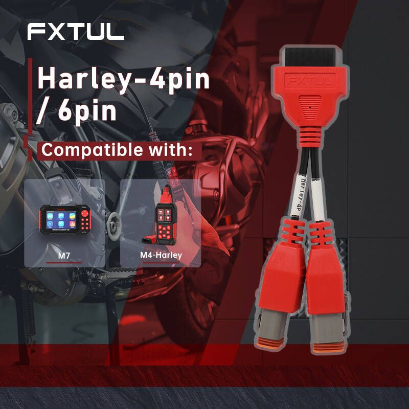 FXTUL Harley-4pin 6pin M7/M4-HD Motorcycle Diagnostic Tool