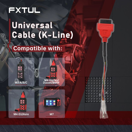FXTUL Universal Cable (K-Line) M3/M4/M7 Motorcycle Diagnostic Tool