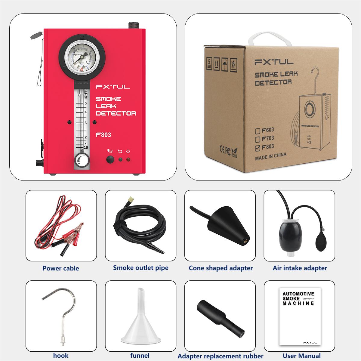 evap vacuum smoke machine leak detector