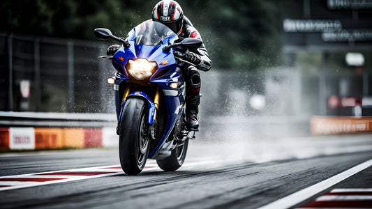 How do you inspect a motorcycle's braking system?
