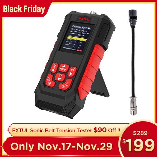 FXTUL Sonic Belt Tension Tester V Belt Tension Gauge