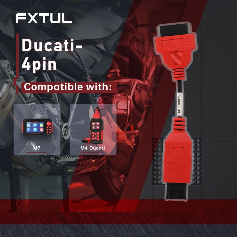 FXTUL Ducati- 4pin M4-DUC/M7 motorcycle Diagnostic Tool – FXTUL
