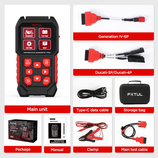 FXTUL M4-HD  Advanced Diagnostic Tool for Harley-Davidson Motorcycles