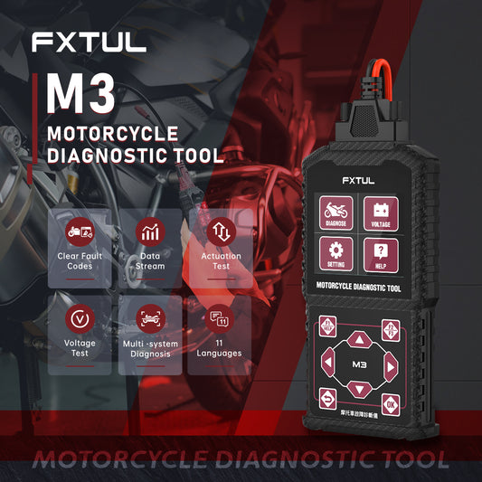 FXTUL M3 motorcycle diagnostic tool
