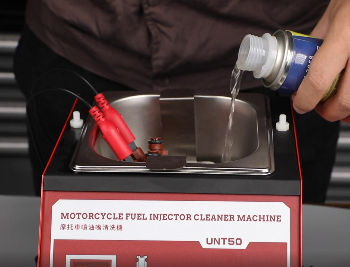 FXTUL Moto Ultrasonic Fuel Injector Cleaner Ultrasonic Cleaning