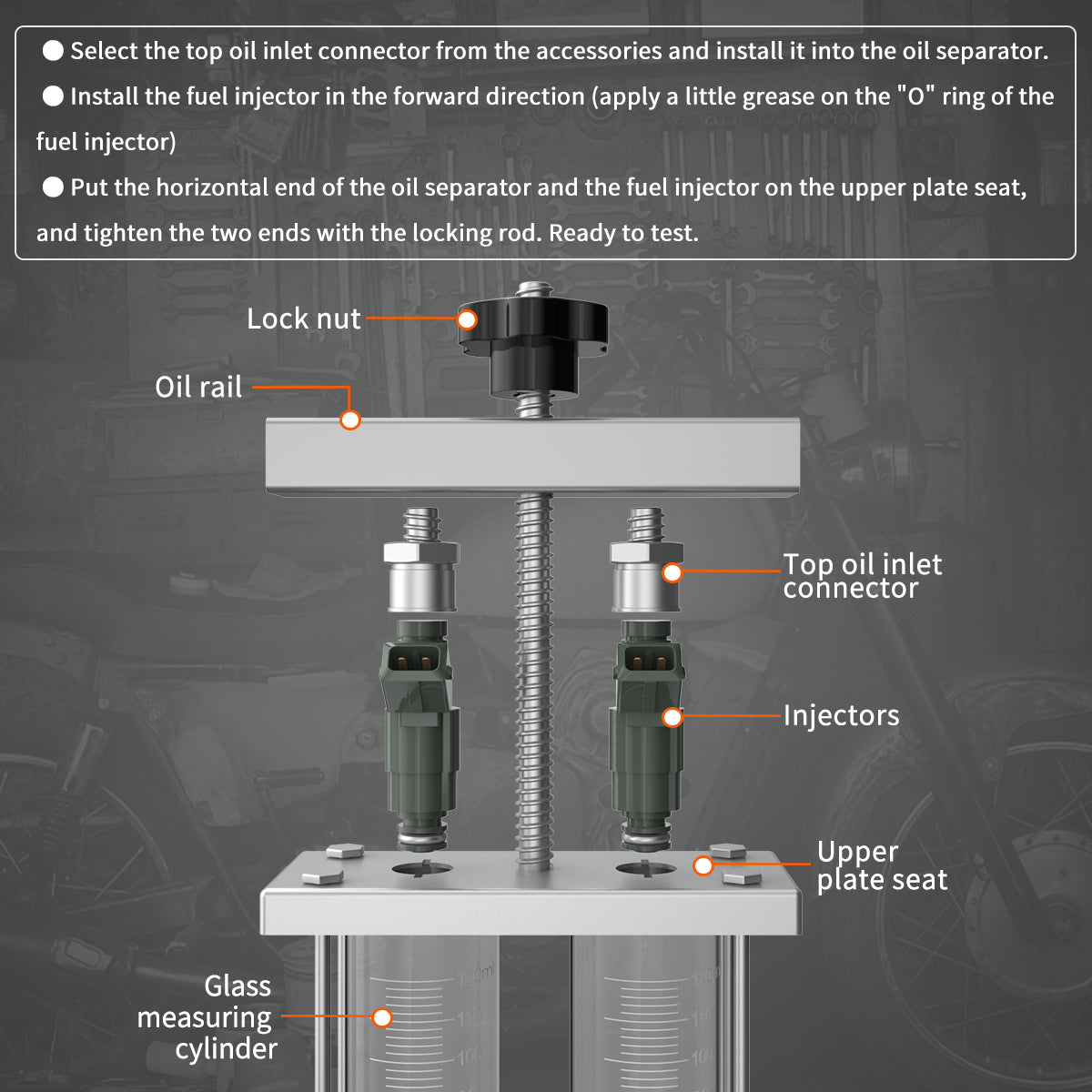 motorcycle fuel injector nozzle cleaning procedure